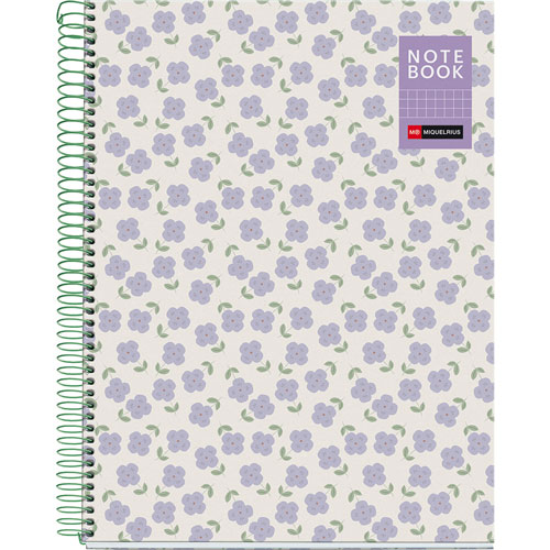 Foto de Cuaderno Profesional Cuadro Chico Miquelrius Natura Violetas 80 Hojas 