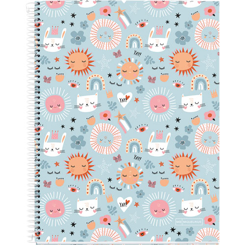 Foto de CUADERNO PROFESIONAL MIQUELRIUS SUN VIBES DB RAYA 140 HOJAS 
