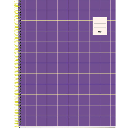 Foto de Cuaderno Profesional Mqr Rider 100 Hojas 5Mm Violeta 