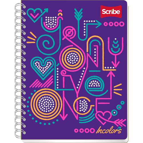 CUADERNO PROFESIONAL SCRIBE INCOLOR PD DO PROFESIONAL 100 HOJAS RAYA
