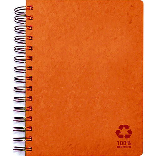 Foto de Cuaderno profesional Senfort Eco espiral cuadro chico 80 hojas naranja 
