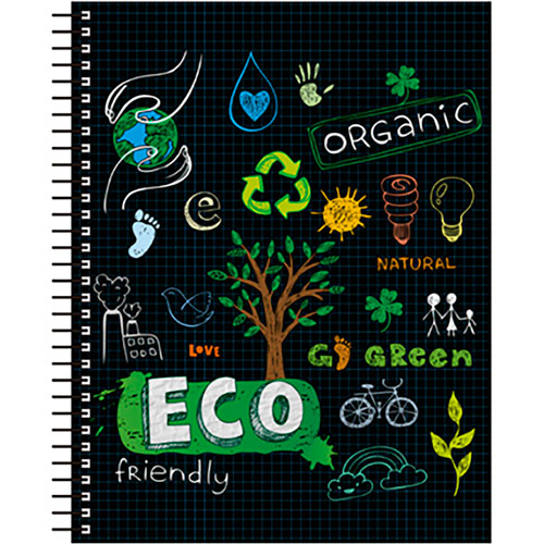 Foto de Cuaderno profesional Senfort Ecology Free Espiral cuadro chico 100 hojas 