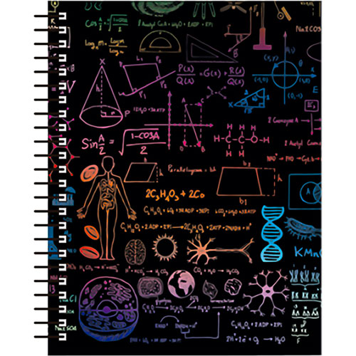 Foto de Cuaderno profesional Senfort Maths color espiral cuadro chico 100 hojas 
