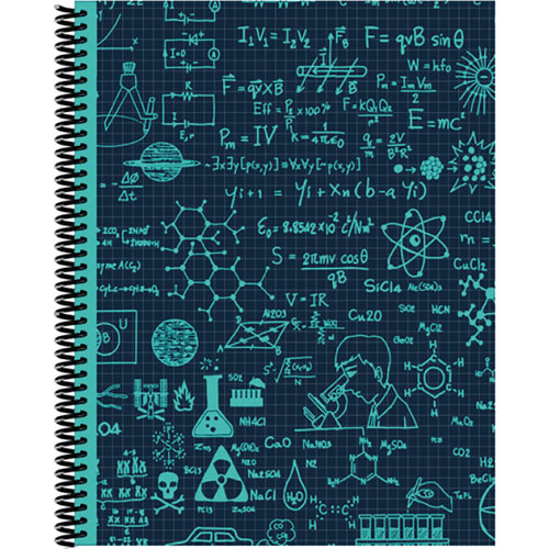 Foto de Cuaderno Profesional Senfort Maths Cuadro Chico Negro 80 Hojas 