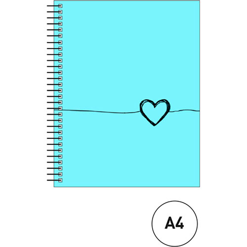 Foto de Cuaderno Profesional SNF Heart Cuadro 5mm 120 Hojas 
