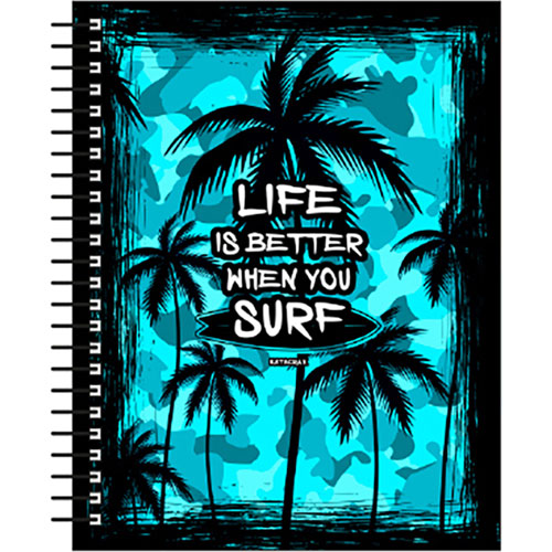 Foto de Cuaderno Profesional SNF Palm Surf Cuadro 5mm 120 Hojas 