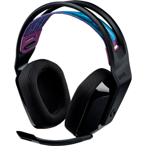 Foto de Diadema Gamer Logitech G535 Lightspee Inalambrico con Microfono Negro 