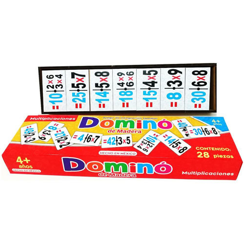 Foto de Domino multiplicaciones 28 piezas 