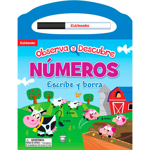 Foto de Libro Infantil Escribe y Borra Los Números 
