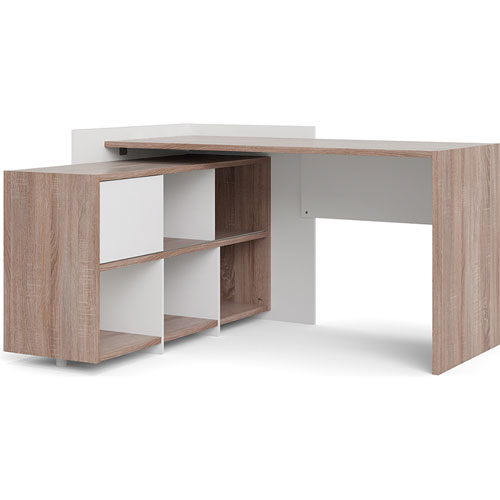 Foto de Escritorio Alterego Function Plus Corner 80168Cj49 trufa/blanco 