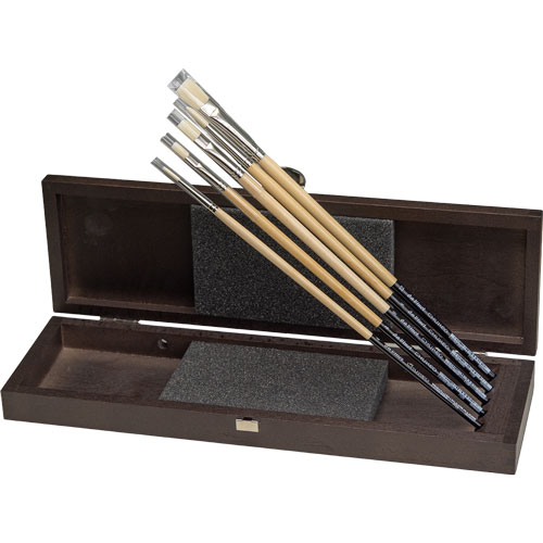 Foto de Estuche Da Vinci Colineo Chuneo Con 5 Pinceles 