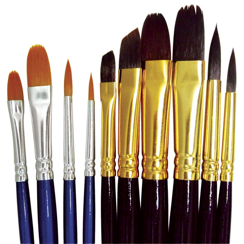 Pack De Pinceles Humbrol Coloro – Tamaños 00, 1, 4 Y 8, Fibras Artificiales Para Pintura Acrílica, Ideales Para Modelismo Y Manualidades