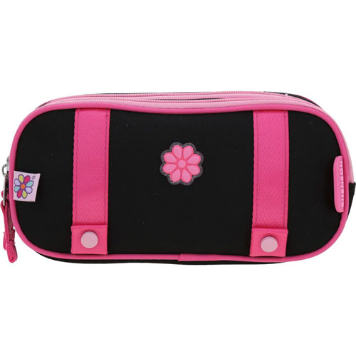 Foto de Estuche Escolar Chenson Happy Girl Negro Fucsia 