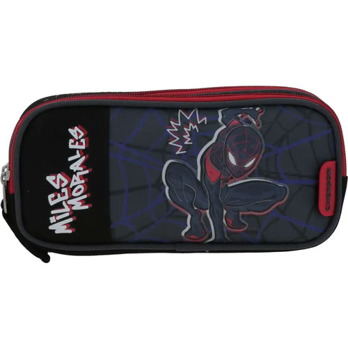 Foto de Estuche Escolar Chenson Miles Morales Negro 