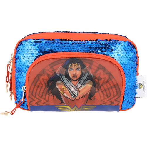 Foto de Estuche Escolar Dc Comics Ww Azul/Rojo Yadatex 