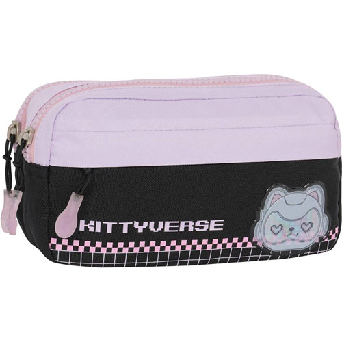 Foto de Estuche Escolar Disvasari Mozioni Metal Kitty Triple 