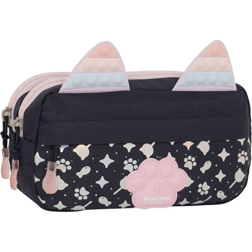 Foto de Estuche Escolar Disvasari Mozioni Popit Kitten Triple 