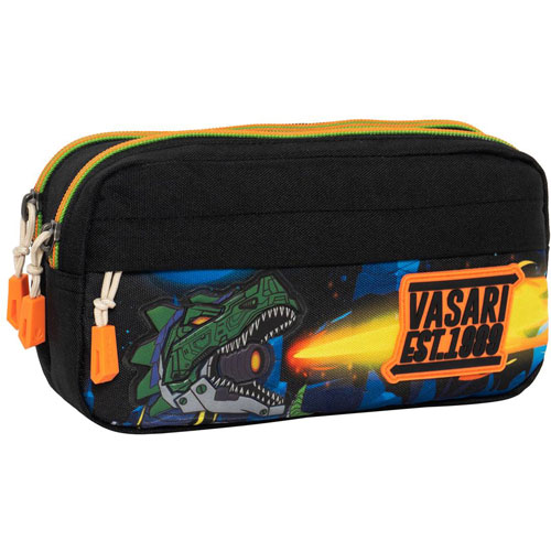Foto de Estuche Escolar Disvasari Vasari Chronosaurios Triple 