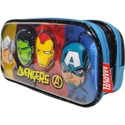 Foto de Estuche Ruz Avengers Classic Doble Negro/Azul 