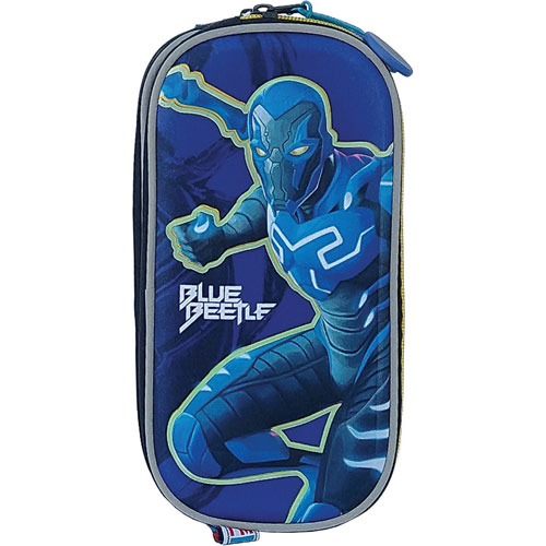 Foto de Estuche escolar Fotorama Blue Beetle Negro 