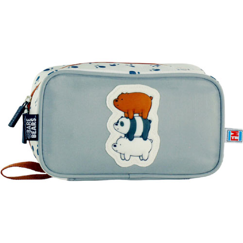Foto de Estuche escolar Fotorama BR304A37PB We Bare Bears gris 