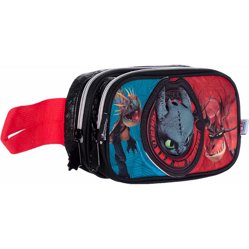 Foto de Estuche escolar Fotorama Hd018A04Pb Hty Dragon negro 