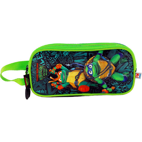 Foto de Estuche escolar Fotorama Tortugas Ninja verde 