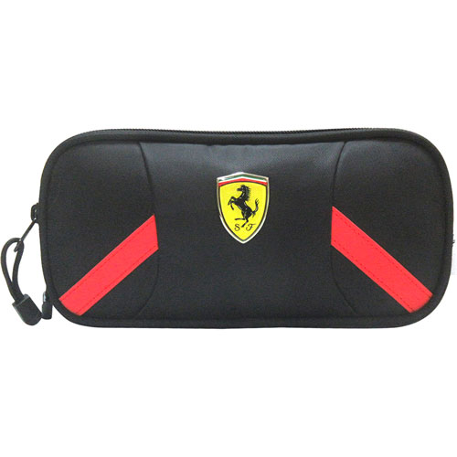Foto de Estuche Escolar Norma Ferrari Reflective Black Doble 