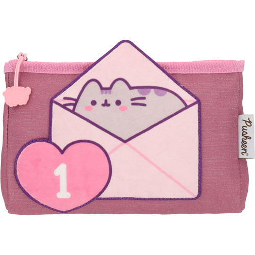 Foto de Estuche Escolar Pusheen Msg Morado Yadatex 