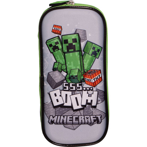 Foto de Estuche Escolar Ruz Minecra Boom Verde 
