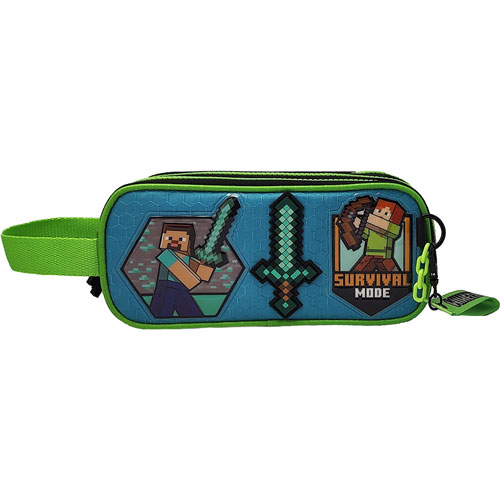 Foto de Estuche Escolar Ruz Minecraft Espadin Azul 