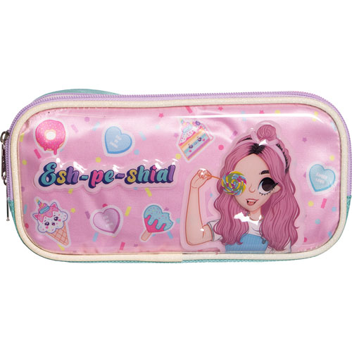 Foto de Estuche Escolar Ruz Mis Pastelito Corazon Rosa 