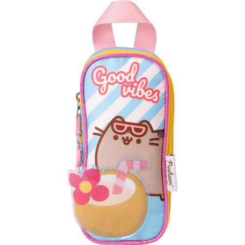 Foto de Estuche escolar triple Yadatex PSH057 Pusheen azul 