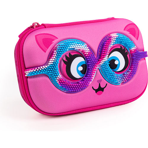 Foto de Estuche Escolar Zipit Silicón Glasses Rosa 