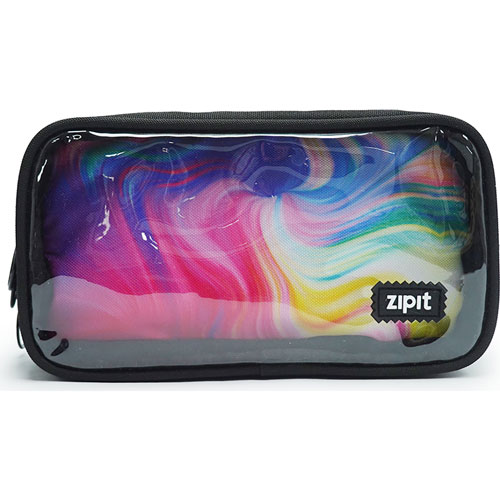 Foto de Estuche escolar Zipit triple Negro Rainbow 