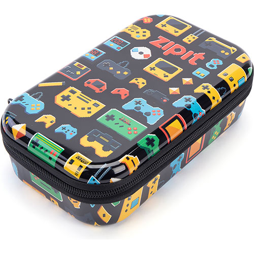 Foto de Estuche Escolar Zipit Zip&Lock Metalica Gamer Retro 