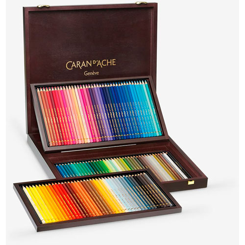 Foto de Estuche Lapices de color Caran D´Ache Pablo Caja de Madera con 120 colores 