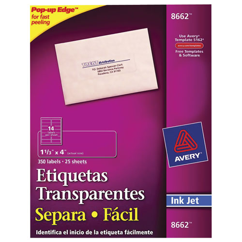 ETIQUETA AVERY 8662 Avery Oficina Etiquetas