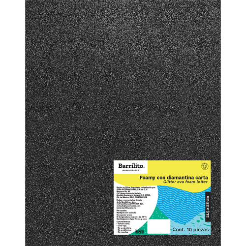 Foto de Fomi Carta Diamantado Con 10 Hojas Barrilito Negro 