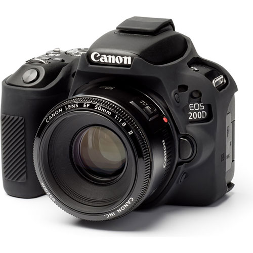 Foto de Funda Easycover Negra Canon 200D/250D/SL2/SL3 