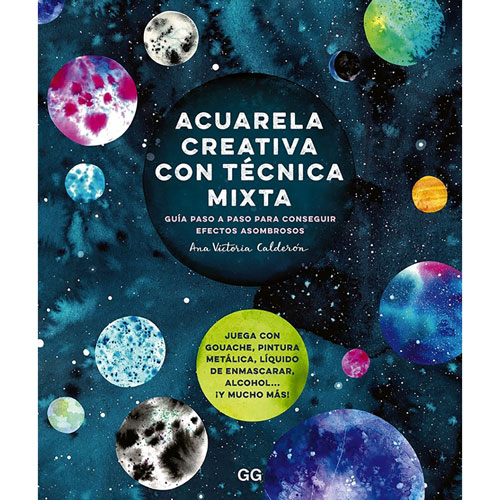 Foto de Libro De Arte Acuarela Creativa y Tecnica Mixta GG 