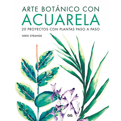 Foto de Libro De Arte GG Arte Botánico Con Acuarela 