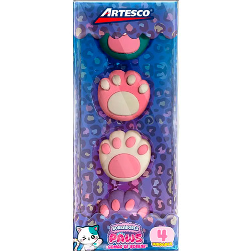 Foto de Goma Escolar Artesco Paws Con 4 