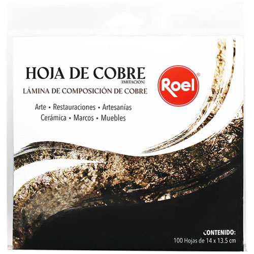 Foto de Hoja De Cobre Para Decoración (Imitación) Con 100 Piezas 