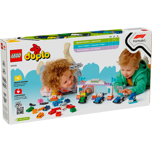 Foto de Juguete Lego Duplo Coches De Carreras Y Pilotos Del Equipo De F1 