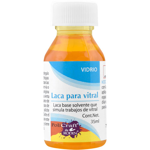 Foto de Laca Para Vitral Amarillo Claro 35 ml 