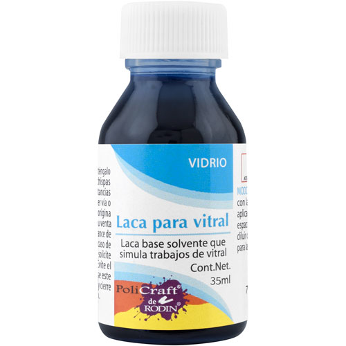 Foto de Laca Para Vitral Azul Ultramar 35 ml 