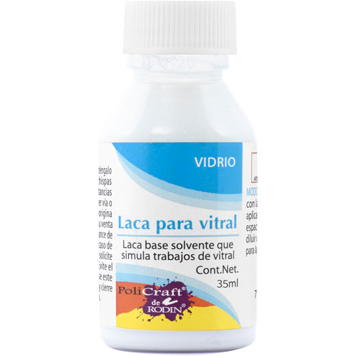 Foto de Laca Para Vitral Blanco Opaco 35 ml 