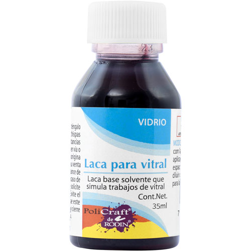 Foto de Laca Para Vitral Rosa 35 ml 