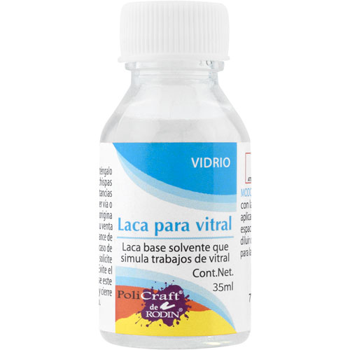 Foto de Laca Para Vitral Transparente 35 ml 